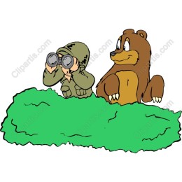 Whimsical Soldier and Bear Adventure