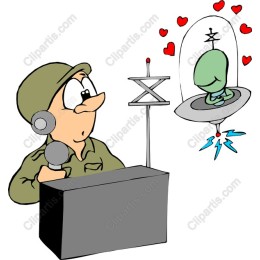 Whimsical Soldier Meets Alien