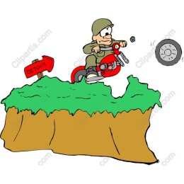 Whimsical Soldier on Motorcycle