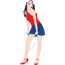 Chic Fashionable Woman