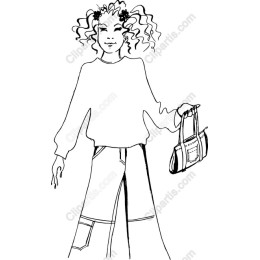 Chic Fashionable Woman