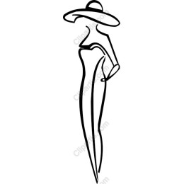Elegant Woman in Hat
