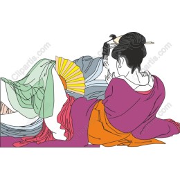 Elegant Japanese Couple
