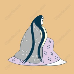 Serene Figure in Blanket