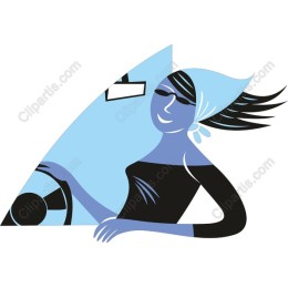 Confident Woman Driving