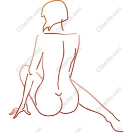 Elegant Seated Female Figure