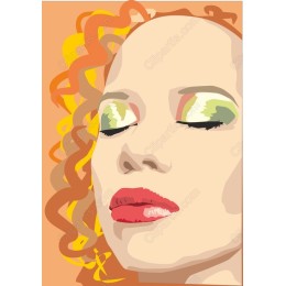 Vibrant Female Portrait