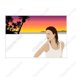 Tropical Sunset Beach