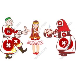 Cultural Celebration - Traditional Festive Characters