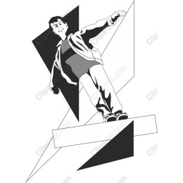 Dynamic Skateboarder