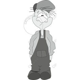Whimsical Cartoon Character