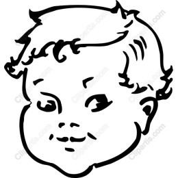 Charming Vintage Baby Face