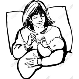 Tender Moments: Mother and Baby