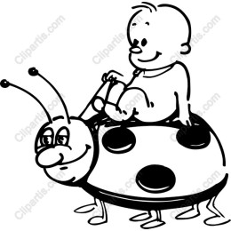 Joyride on a Ladybug - Cheerful Baby