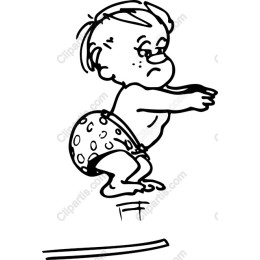 Jumping Toddler