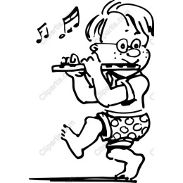 Joyful Flute Player