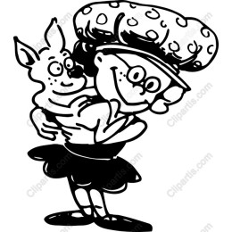 Whimsical Character and Animal Companion