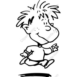 Cheerful Child Running