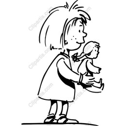 Joyful Child with Doll