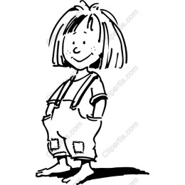 Whimsical Childhood : Playful Girl