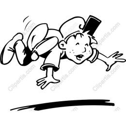 Energetic Boy in Mid-Leap