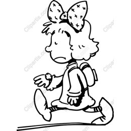 Charming Walking Girl