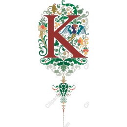 Ornate Letter K