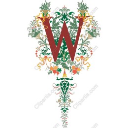 Ornate W Monogram