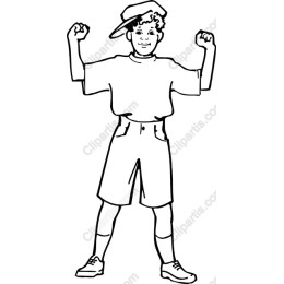 Energetic Young Boy