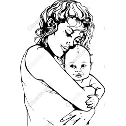 Tender Embrace: Mother and Child