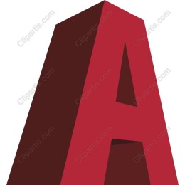 3D Letter A