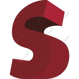 3D Letter Clipart