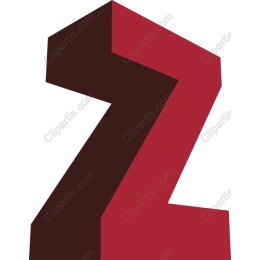 3D Bold Letter Z