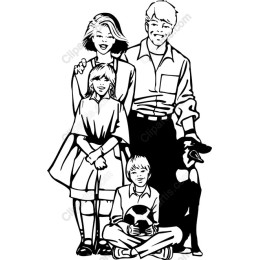 Charming Family Portrait