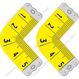 Yellow Flexible Measuring Tape