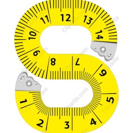 Flexible Yellow Measuring Tape