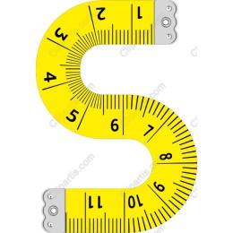 S-Shaped Measuring Tape