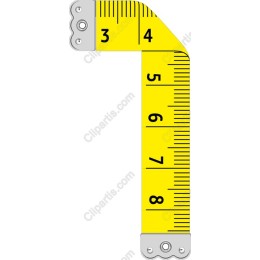 Stylized Yellow Measuring Tape