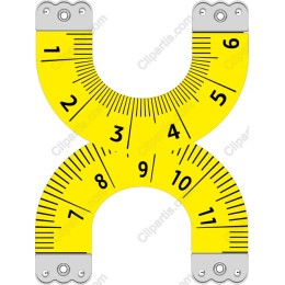 Yellow Measuring Tool