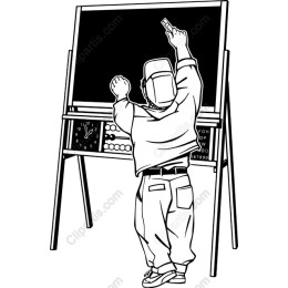 Engaging Student at Chalkboard