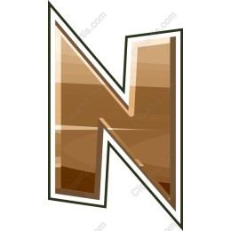 Bold Letter N
