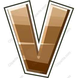 Elegant Letter V