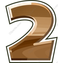 Wooden Number 2