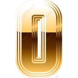 Elegant Gold Number 1