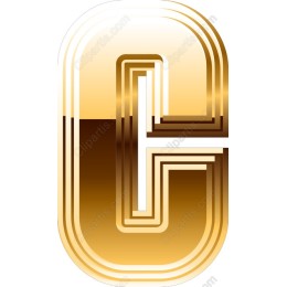 Gold Layered Letter C
