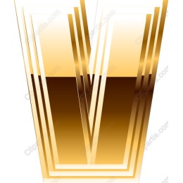 Gold V - Elegant