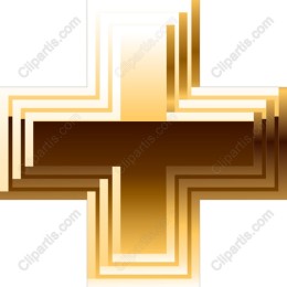 Elegant Golden Cross
