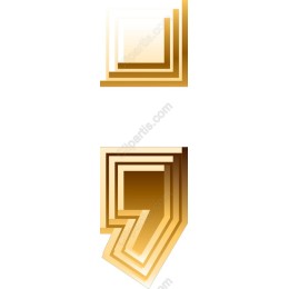 Gold Gradient Decorative Frame