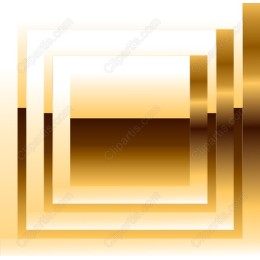 Luxurious Gold Gradient Layered Squares