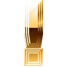Gold Geometric Accent